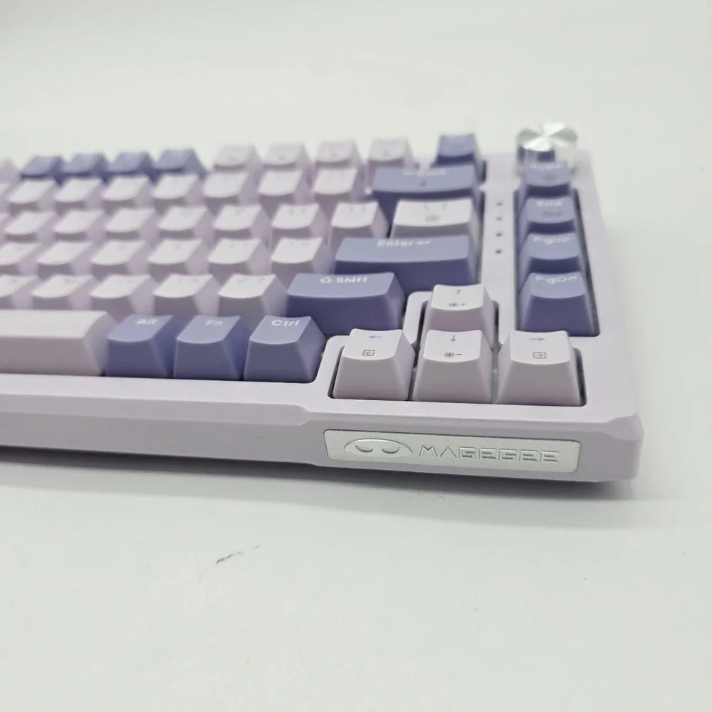 MageGee SKY81 75% Wireless Mechanical Keyboard Hot Swappable RGB Violet Switch